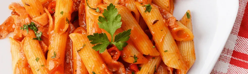 Pasta aus der Pfanne